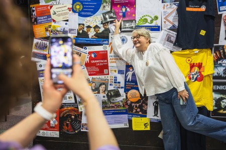 Absolwenckie potupaje na UMK [fot. Szymon Zdziebło]